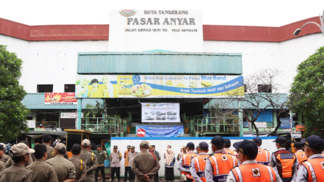 Pasar Anyar Tangerang Diserahkan ke Pemkot