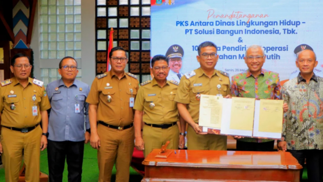 Kerja sama Pemkot Tangerang dengan PT SBI Tbk dalam pengelolaan samapah jadi energi, Senin 26 Mei 2025