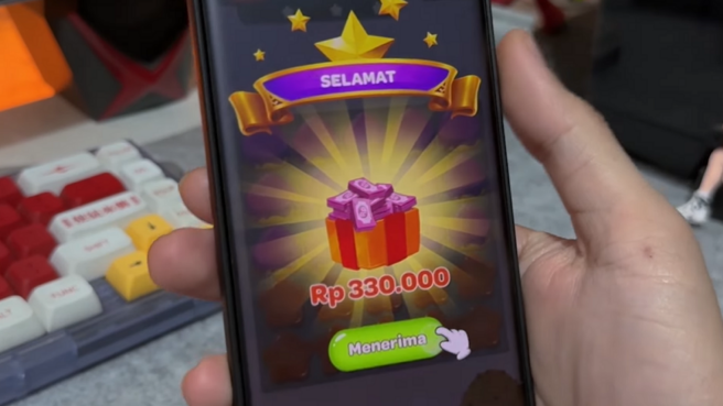 aplikasi penghasil uang crazy fruit tile winner