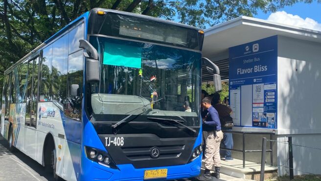 Bus Barata integrasi ke TransJabodetabek Alam Sutera-Blok M
