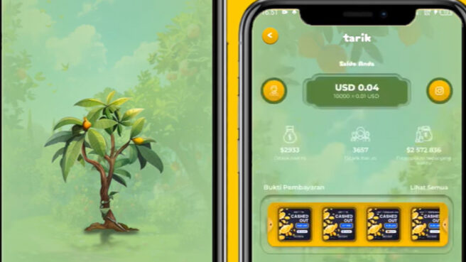 aplikasi penghasil uang fruit garden