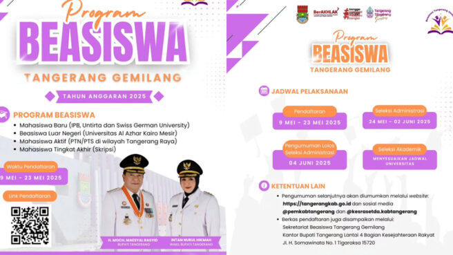 program beasiswa tangerang gemilang 2025