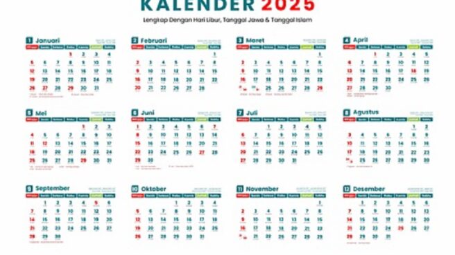Sisa hari libur nasional dan cuti bersama Juni-Agustus 2025
