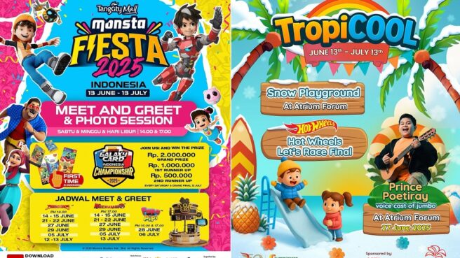 Event liburan sekolah 2025 di Mal Tangerang