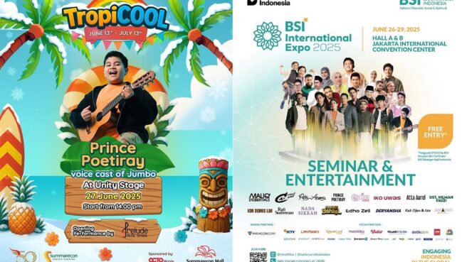 Konser gratis akhir pekan 27-29 Juni 2025 di Tangerang dan Jakarta