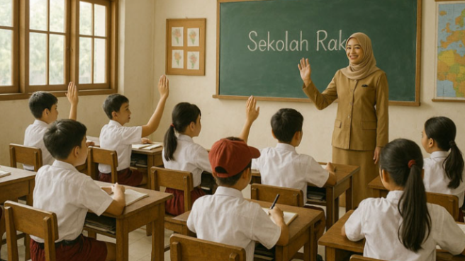 Ilustrasi Sekolah Rakyat