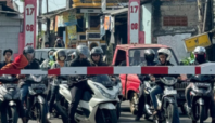 Perlintasan kereta api di Jombang ditutup sementara mulai 18 Juni 2025 malam (Tangsel Life/Cucu Rosana)