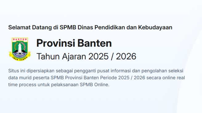 SPMB Banten 2025