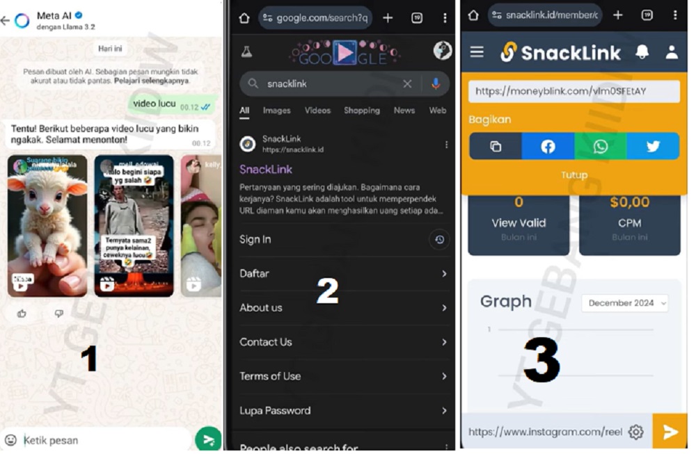 Bongkar Rahasia Dapat Saldo DANA Gratis 2025 Rp750.000 dari Snacklink + Meta AI WhatsApp, Auto Sultan Akhir Bulan! 2 Tutorial dapat Saldo DANA Gratis 2025