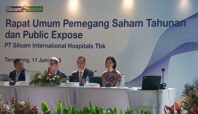 RUPST dan peluncuran inisiatif besar bertajuk Next Generation Siloam di Lobby Mochtar Riady Institute for Nanotechnology Lippo Village Kabupaten Tangerang, Rabu 11 Juni 2025.Foto:NadiaInfotangerang.id