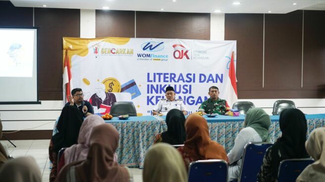 Wom Finance menggelar edukasi finansial di Kelurahan Neroktog, Kota Tangerang Rabu 18 Juni 2025.