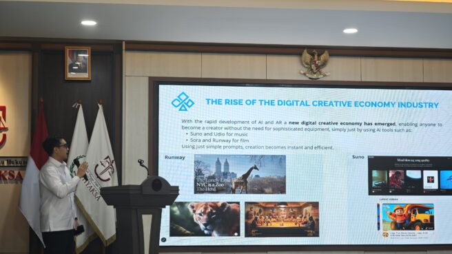 Akademisi Sekolah Tinggi Ilmu Hukum (STIH) Adhyaksa, Muhammad Arbani, menyampaikan kekhawatirannya terhadap maraknya penyalahgunaan konten Deepfake.