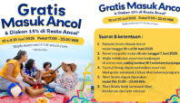 syarat masuk ancol gratis