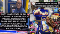 minimarket di pondok cabe jadi korban penipuan