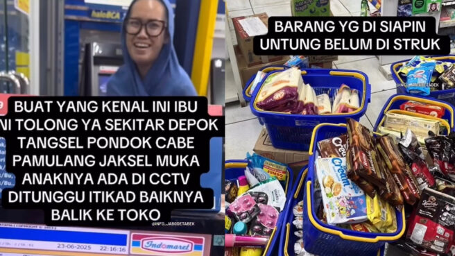 minimarket di pondok cabe jadi korban penipuan