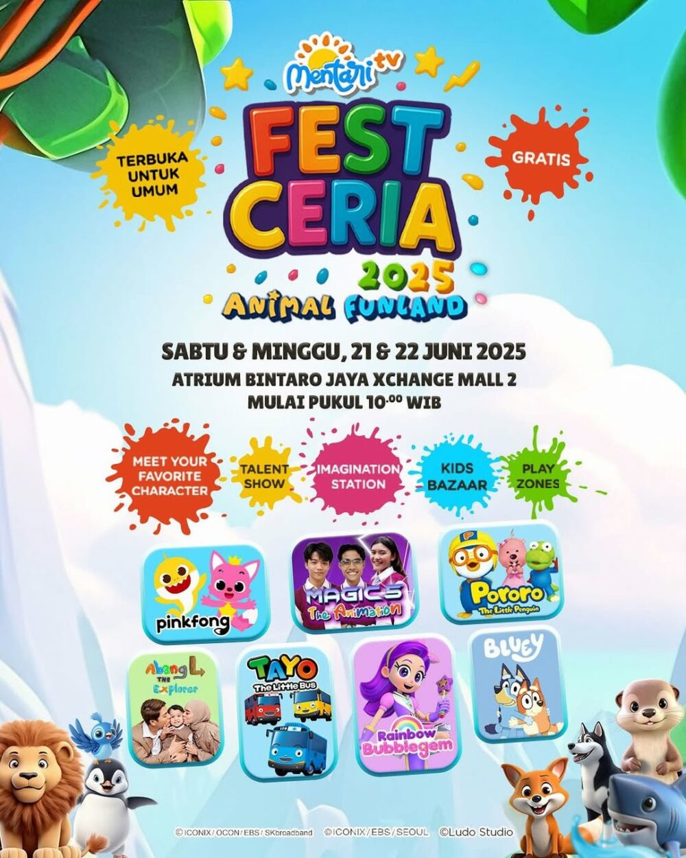 Event MentariTV Fest Ceria 2025 di Bintaro Jaya Xchange Mall