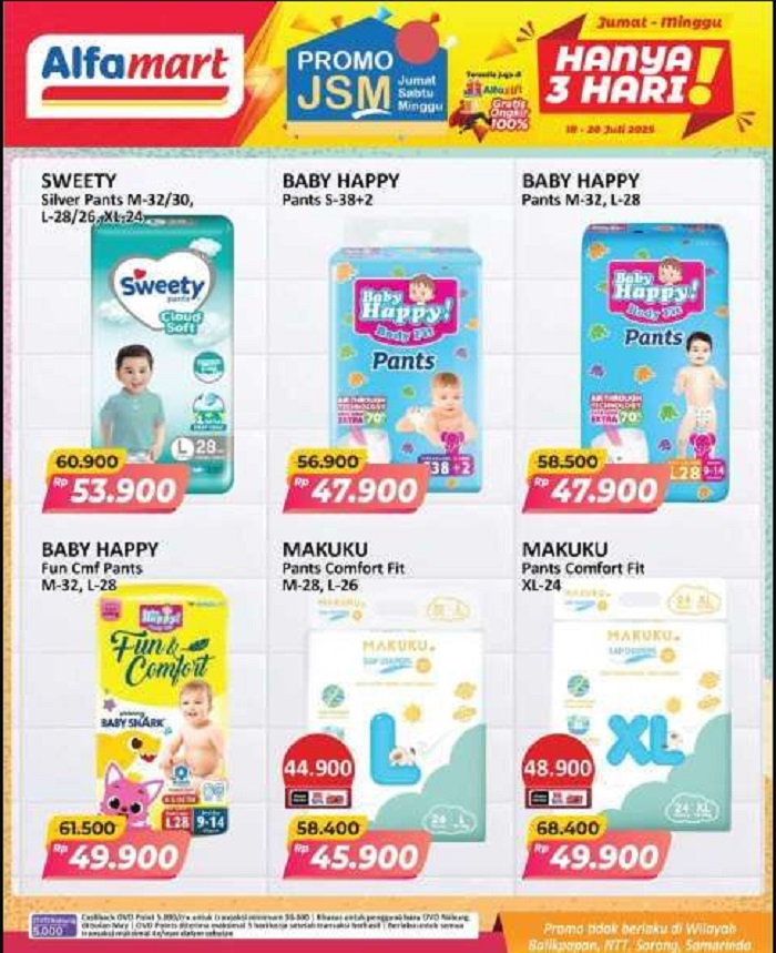 Promo JSM Alfamart 18-20 Juli 2025