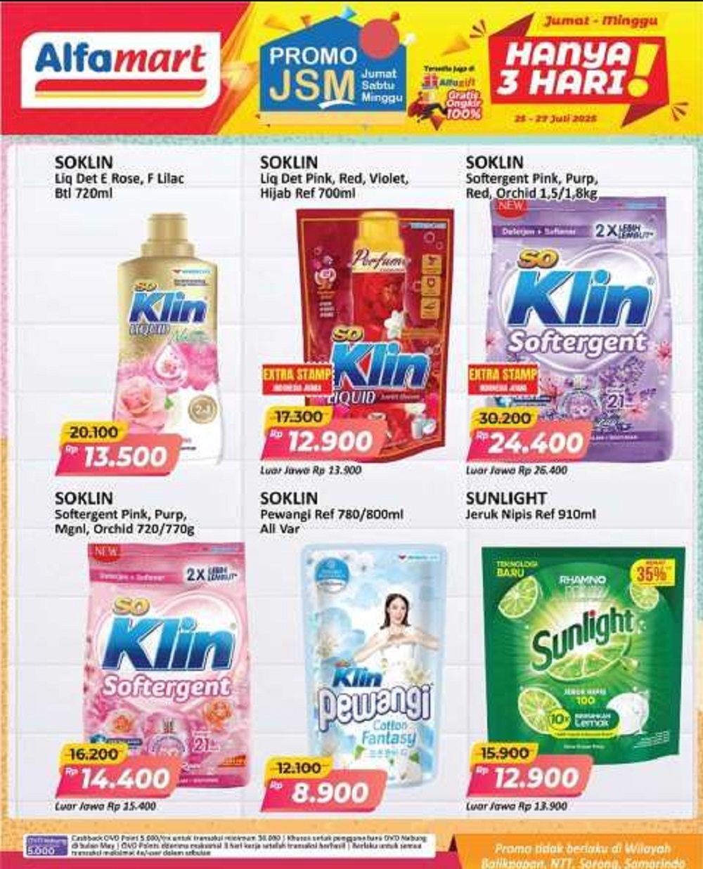 Promo JSM Alfamart 25-27 Juli 2025
