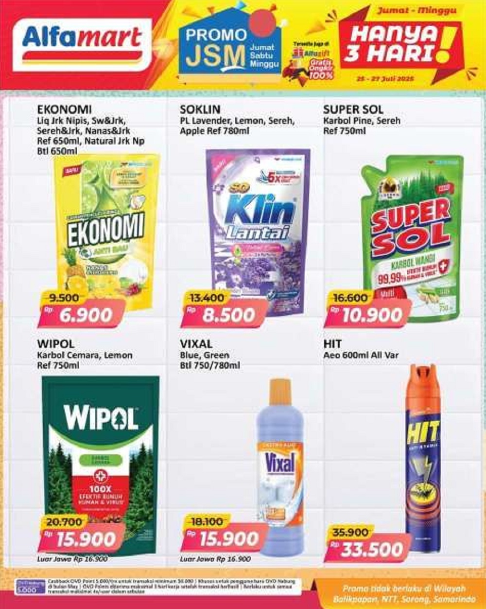 Promo JSM Alfamart 25-27 Juli 2025