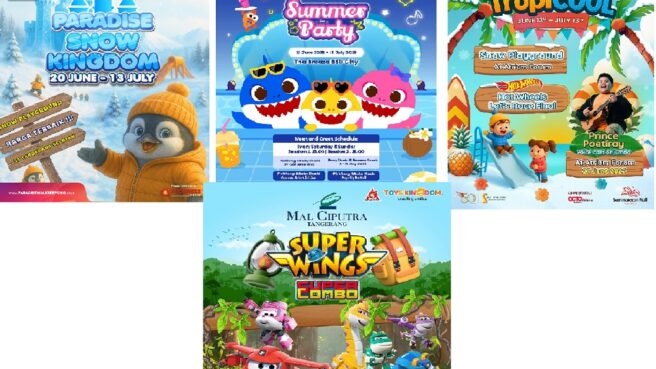 Event di Mal Tangerang Juli 2025 spesial liburan sekolah