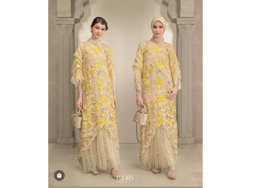 Model Gamis Brokat 