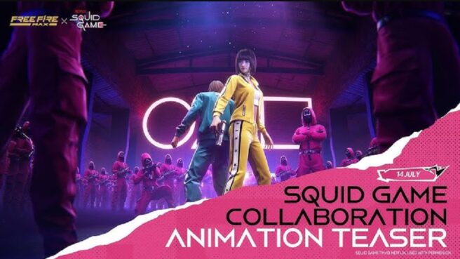 Kode redeem FF hari ini kolaborasi Squid Game