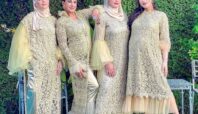 Model gamis borkat polos terbaru 2025