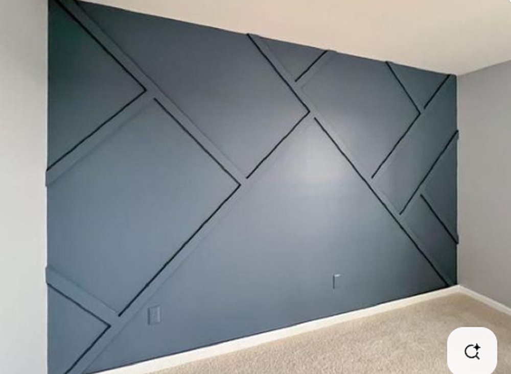 Wall moulding ruang tamu minimalis estetik