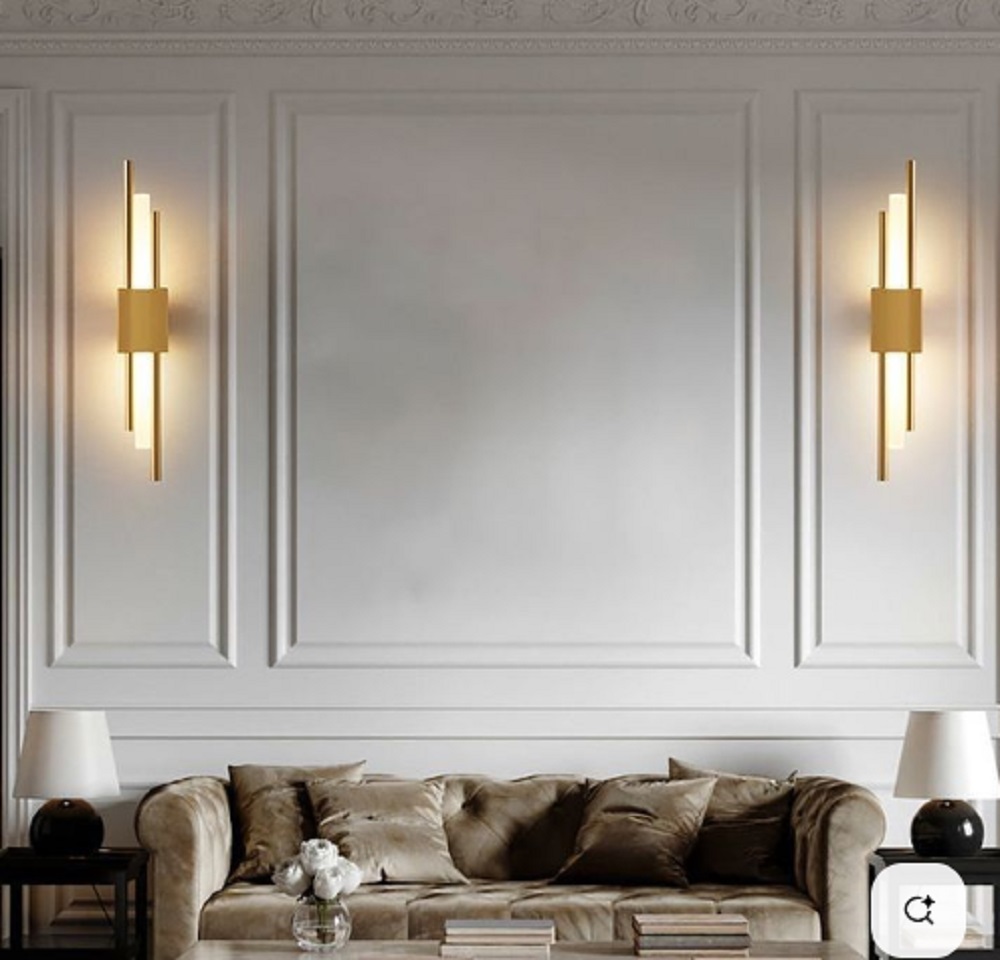 Wall moulding ruang tamu minimalis estetik