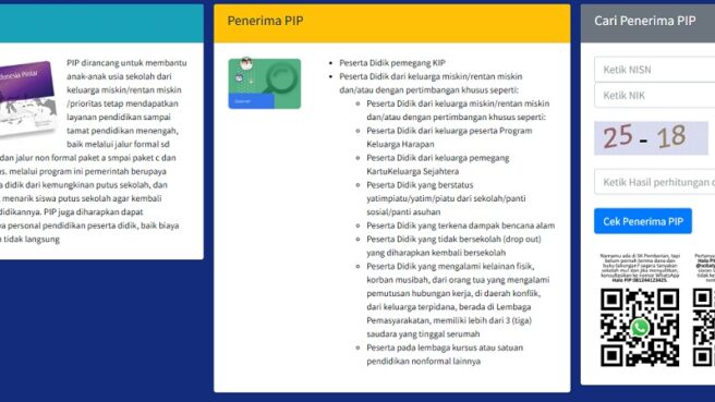 Cek penerima PIP 2025 termin 2