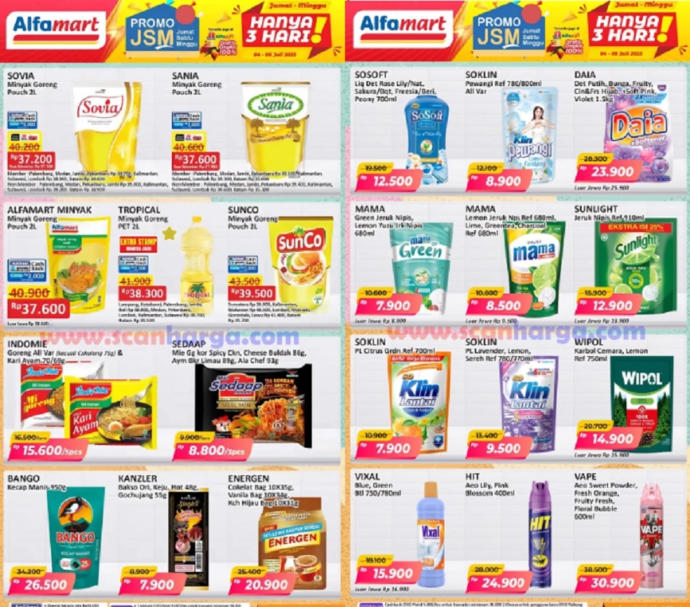 Masih Berlaku! Promo JSM Alfamart 5-6 Juli 2025, Diskon Minyak Goreng dan Mie Instan Mulai Rp8 Ribuan 2 Promo JSM Alfamart