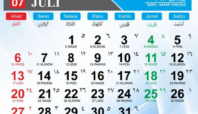 Kalender Juli 2025