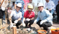 Peletakan batu pertama revitalisasi Kampung Nelayan Tanjung Kait, Kecamatan Mauk, Kabupaten Tangerang, Sabtu (12/7/2025). (Foto: Ist)