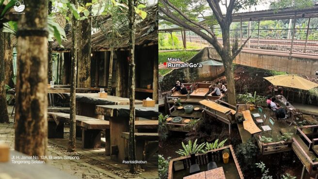 Tempat nongkrong outdoor di Tangsel 2025