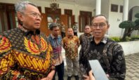 Kepala Pengadilan Tinggi Banten, Suharjono saat mendatangi Rumah Dinas Walikota Tangsel, Kamis (10/7). Foto: Andre Pradana/Tangselife