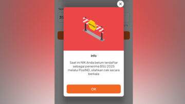 alasan nik penerima bsu 2025 tidak terdaftar di pospay