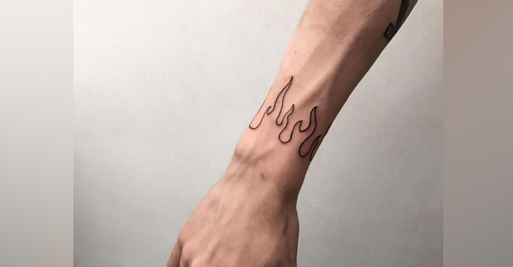ide tato simpel di tangan cowok 9