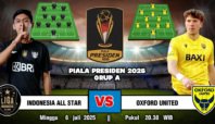 oxford united vs Indonesia all star