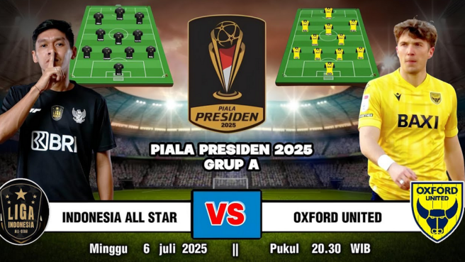 oxford united vs Indonesia all star