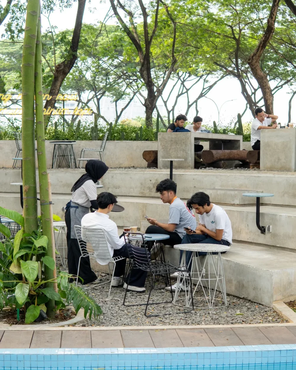 Tempat nongkrong outdoor di Tangerang