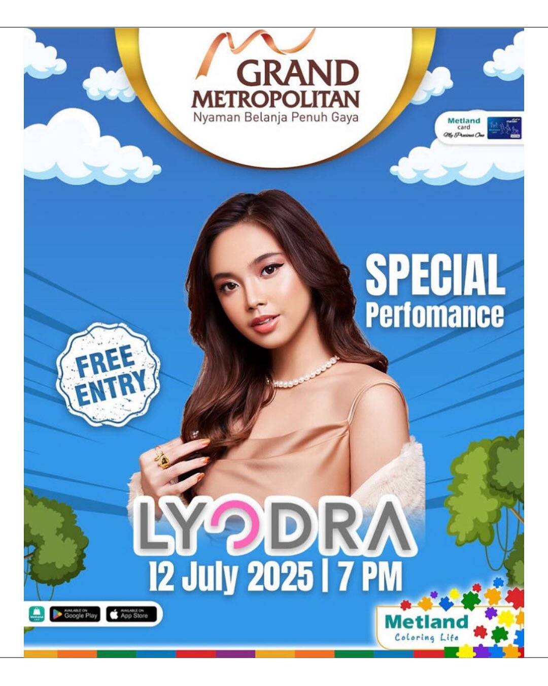 konser gratis akhir pekan 12 Juli 2025