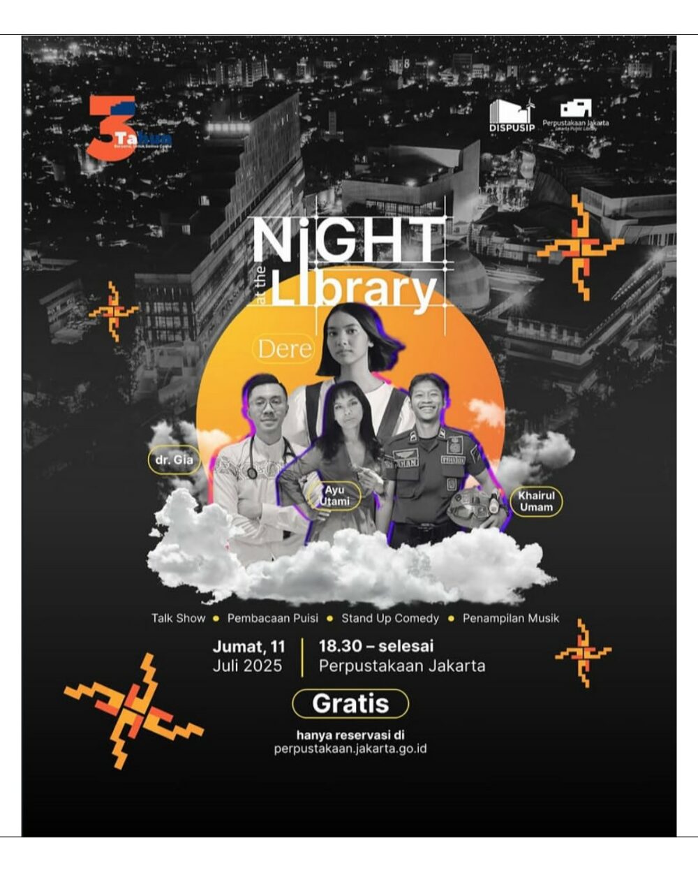 Konser gratis akhir pekan 11 Juli 2025