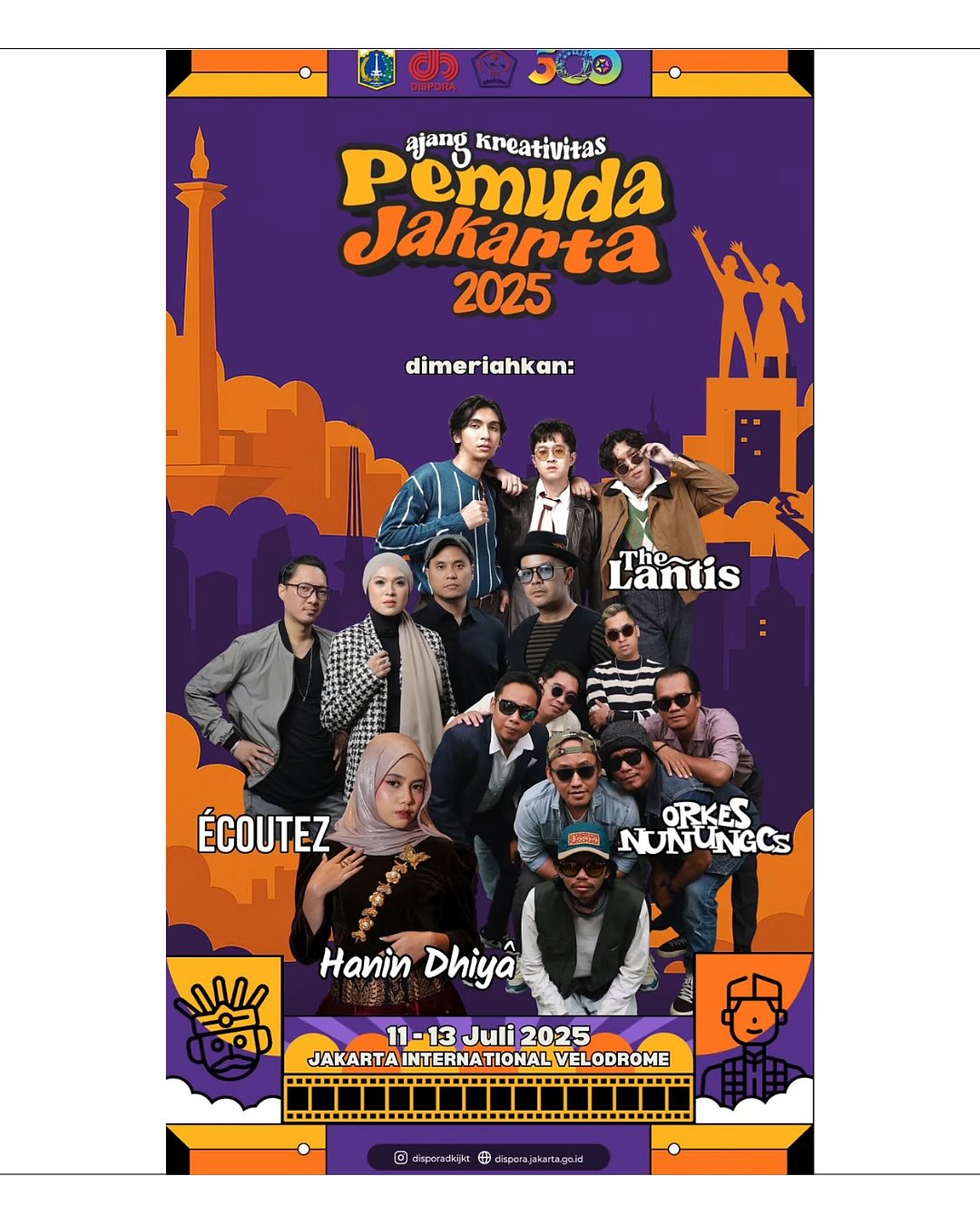 konser gratis akhir pekan 11-13 Juli 2025