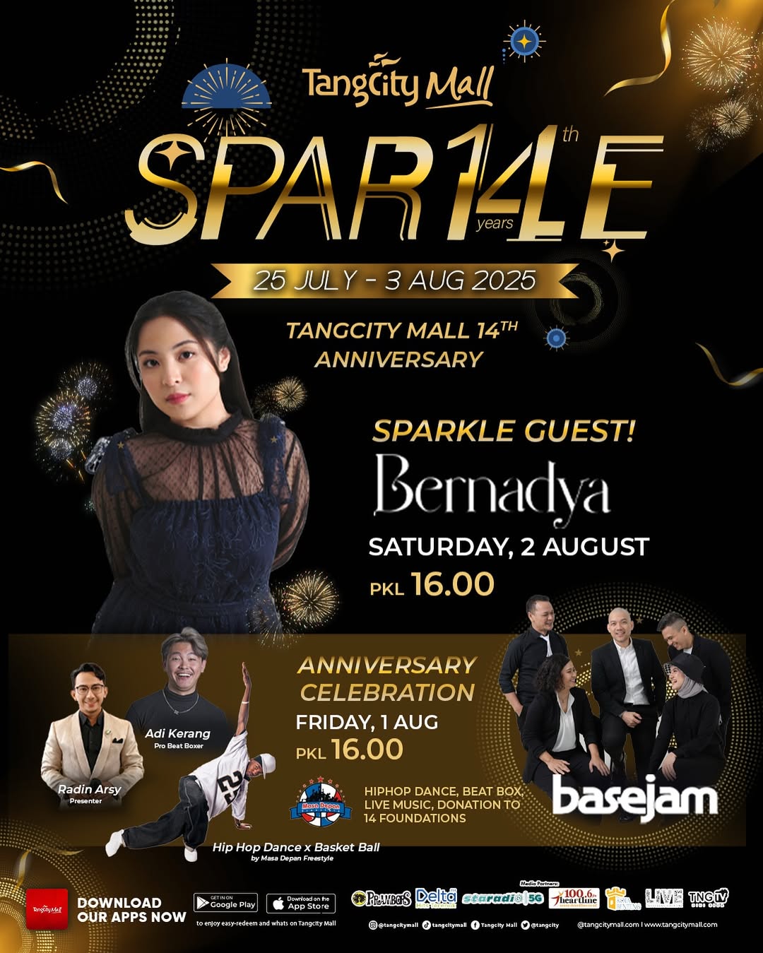 Konser gratis akhir pekan 1-3 Agustus 2025