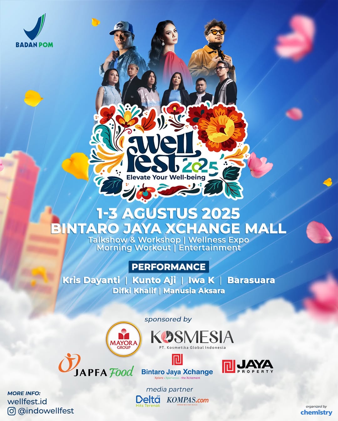 Konser gratis akhir pekan 1-3 Agustus 2025