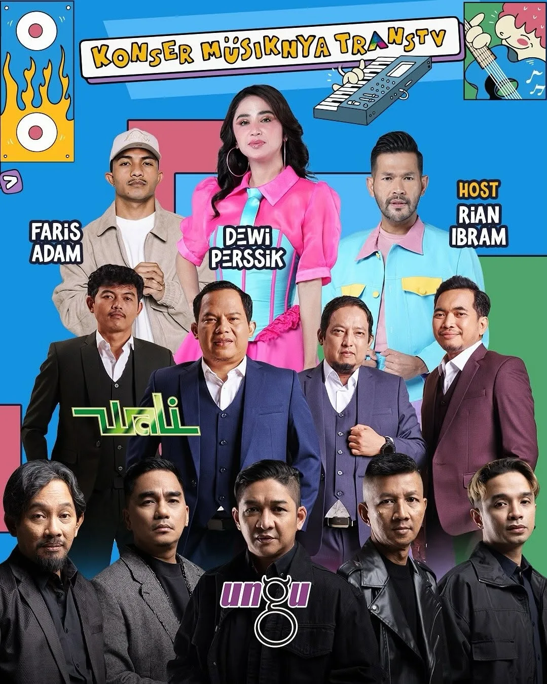 Konser gratis akhir pekan 1-3 Agustus 2025