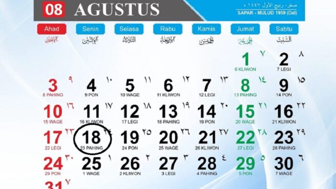 Resmi! 18 Agustus 2025 Cuti bersama
