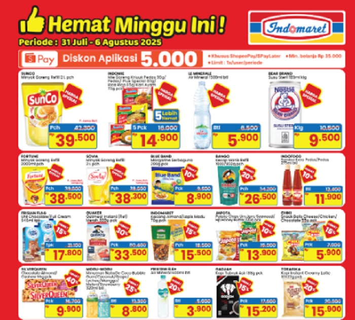 Promo JSM Indomaret 2-3 Agustus 2025 