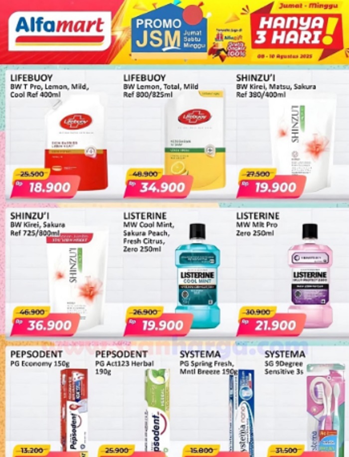 Promo JSM Alfamart 8-10 Agustus 2025