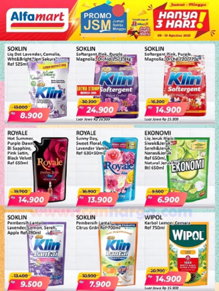 Promo JSM Alfamart 8-10 Agustus 2025